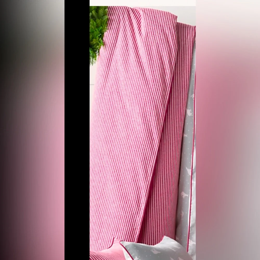 RH stripe flannel bedding sheets set size Queen